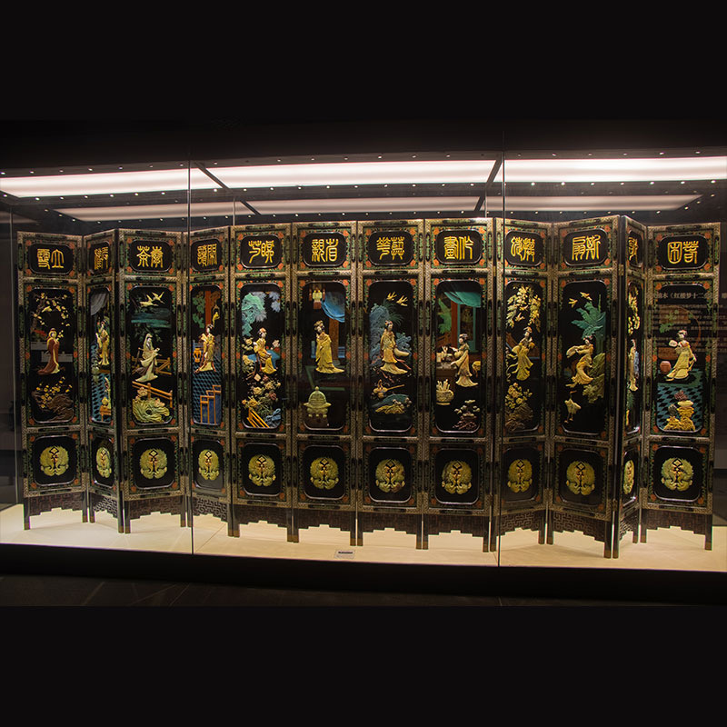 十二金钗屏风